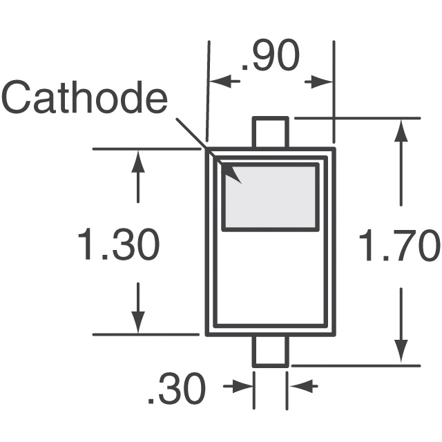ZV931V2TA Diodes Incorporated  Diodos de capacitancia variable (Varicaps)